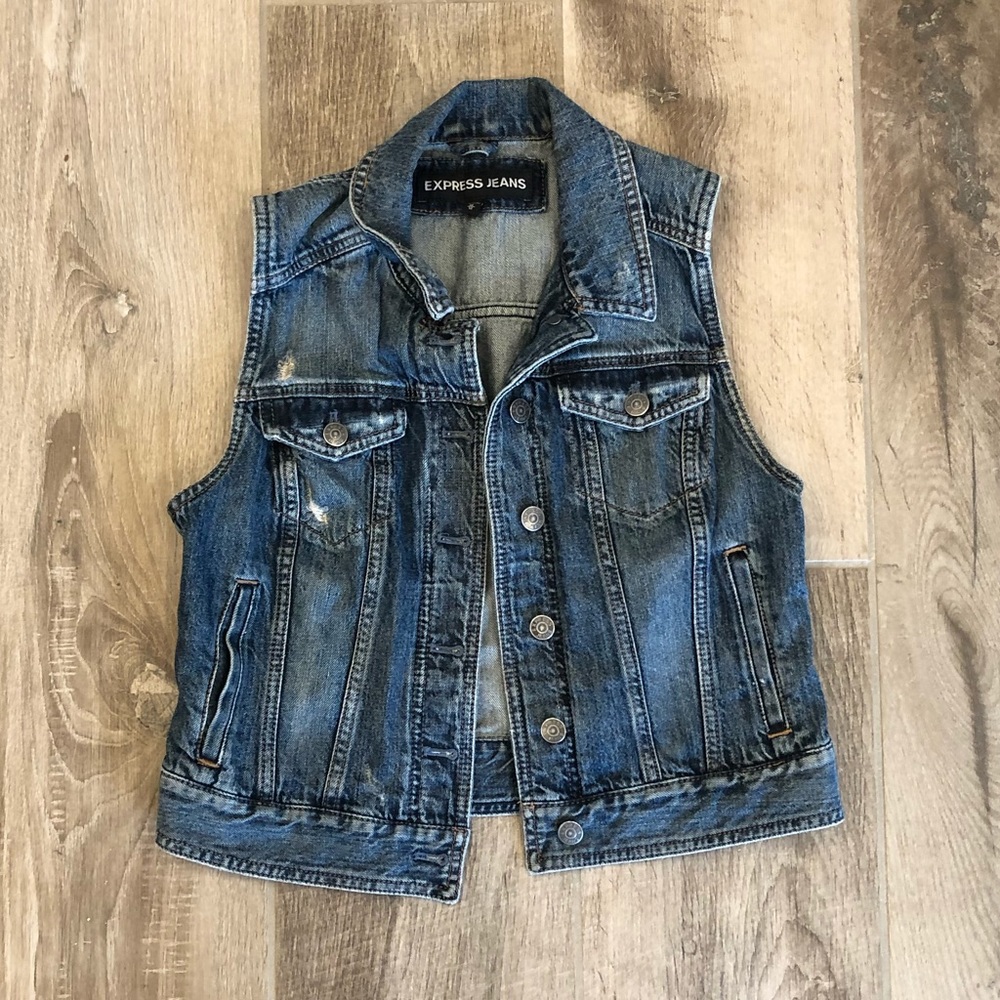 Express Denim Vest